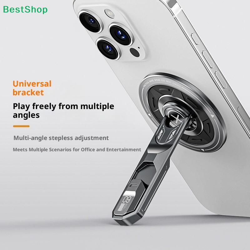 Portable Magnetic Phone Holder 360° Rotating Detachable Decompression Holder Phone For Home Office Desktop Decorations