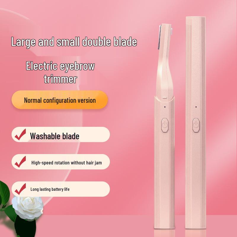 "Rechargeable Electric Eyebrow Trimmer for Men and Women: Safe and Efficient"