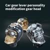 Skull Head Manual Gear Shifts Knob Shifts Lever Automotive Enthusiasts Novelty Decoration for Car Interior Enhancement