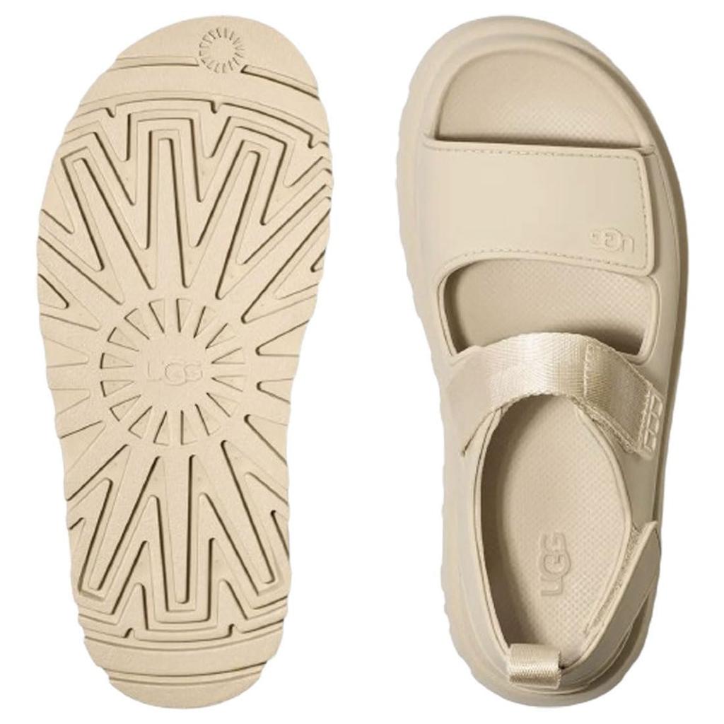 Thick Golden US7 [UGG] Sandals, Straps, Sole, Platform, Lightweight, Glow, Women's, GOLDENGLOW, 1152685, Sea_Salt (SSAL), (24.0cm) [Used]