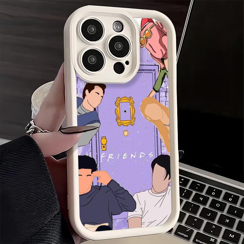 Phone Case for iPhone 17 Air 16E 15 16 Pro Max Friends Tv Show Theme Cover 14 Plus 13 12 Mini Soft Shell Silicone Fundas
