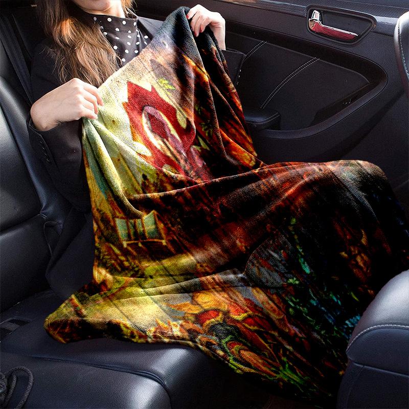 classic game World of Warcraft Frozen Throne blanket Soft and portable four season home bed, sofa blanket, office travel, lunch break, warm blanket Y5