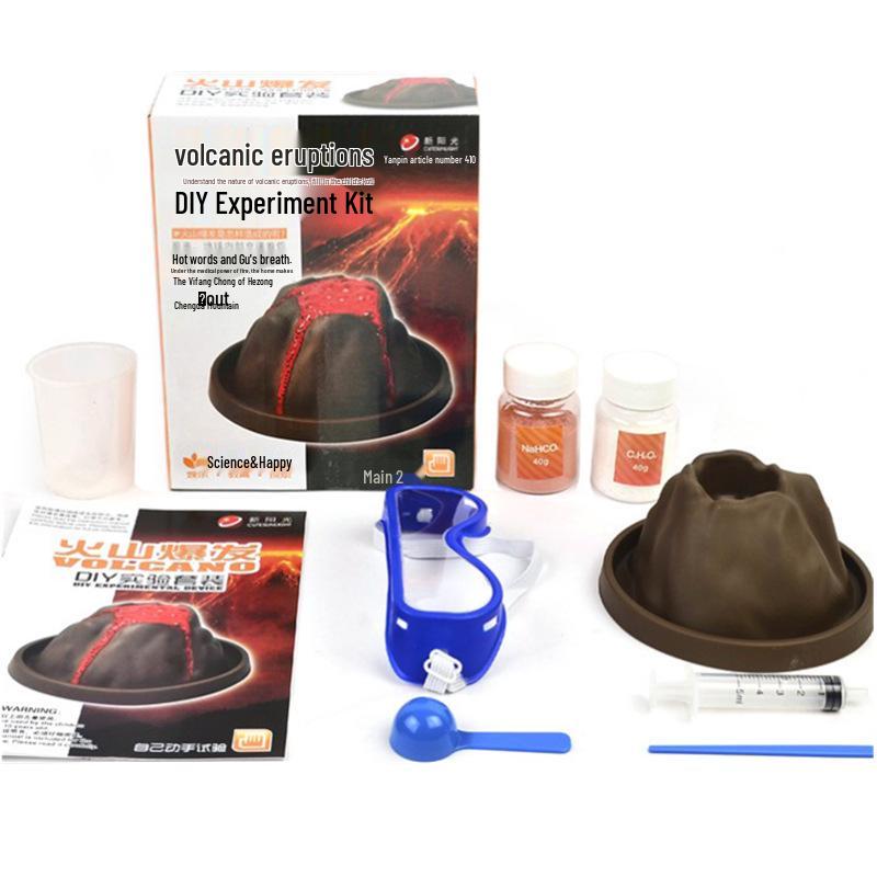 Kids' Creative Science DIY Volcano Experiment Toy