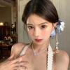 Headwear Hairpin Tassel Barrettes Fashion Lily Flower Hair Clip  Women
