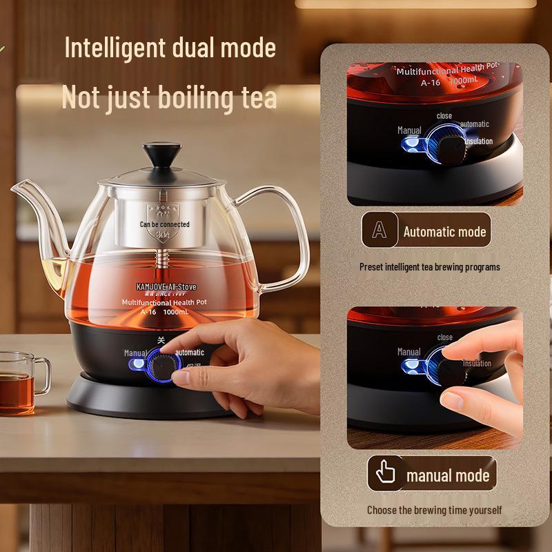 Jin Zao A-16 Golden 1L Tea Brewer & Health Pot with Spray Steam Function