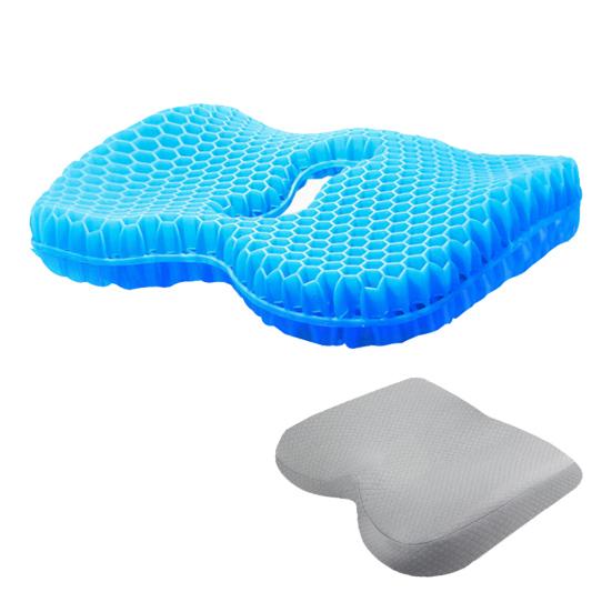 U-shaped Gel Seat Cushion Pain Relief Large Size Ergonomic Design Lumbar Support