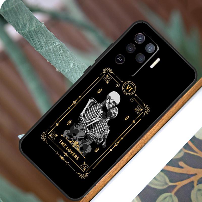Death Tarot For OPPO A17 A16 A15 A79 A58 A78 A98 A74 A94 A77 A5 A9 A96 A76 A52 A72 A53S A54S A57S Case