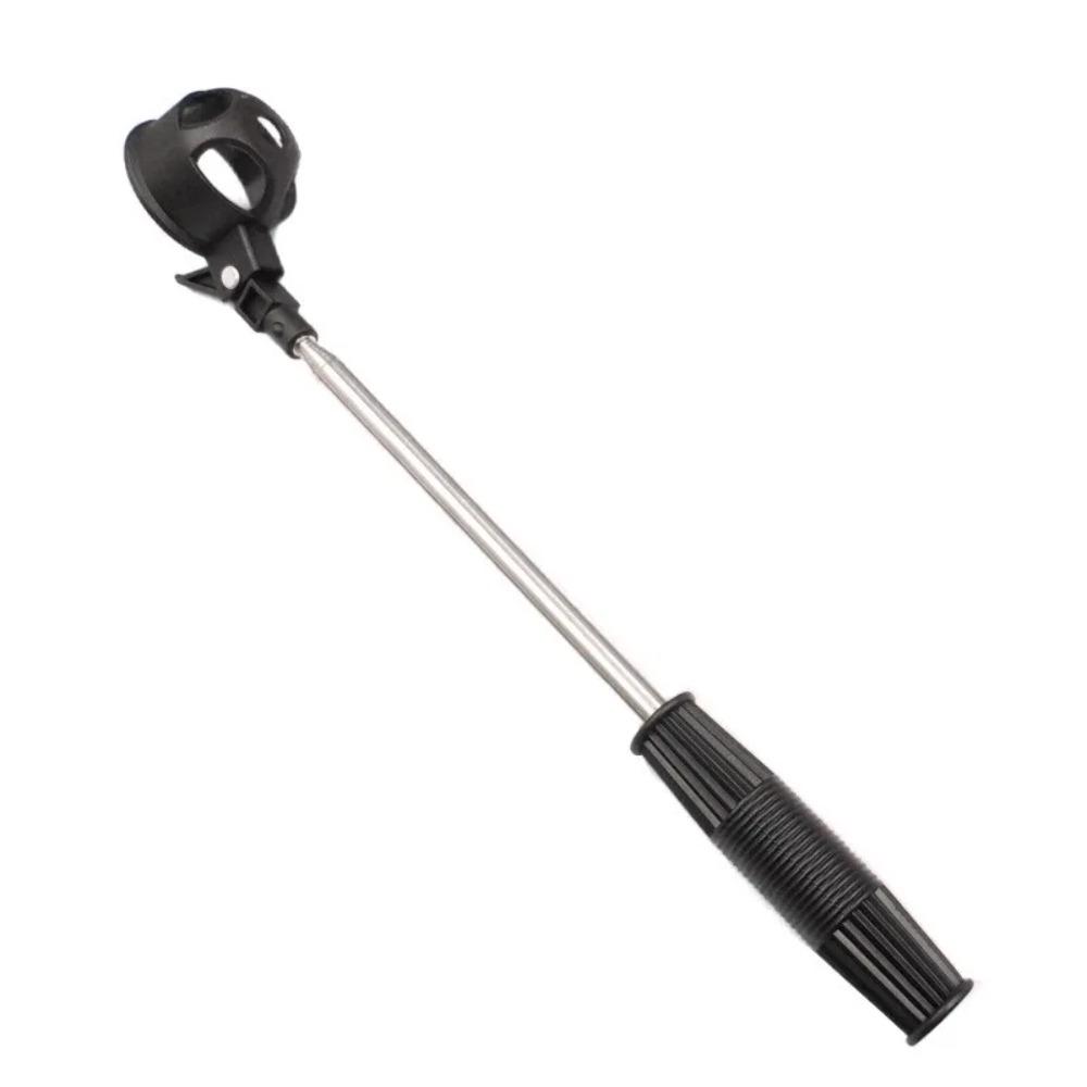 Recuperatore di palline da golf ad acqua, Raccogli palline da golf telescopico portatile, Raccogli palline da golf in acciaio con secchiello a bloccaggio automatico