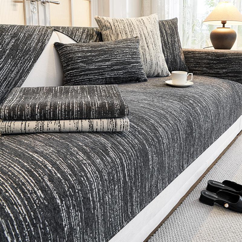 

Подушка для дивана Новый Универсальный Чехол из Шенилла на Четыре Сезона Нескользящая Ткань Полотенце Легкая Роскошь Высококачественный Кожаный Чехол для Дивана 70*70cm