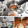 Multifuntional 54mm Bottomless Espresso Machine Handle Stainless Steel Texture Suitable for Home and Professional Use