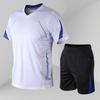 Set di tute da uomo Set da 2 pezzi da uomo Set di tute da fitness per abbigliamento casual estivo