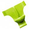 Men's Thong T-shaped Panties Rubber Seamless Spliging Concave-convex One-piece Latex Underwear