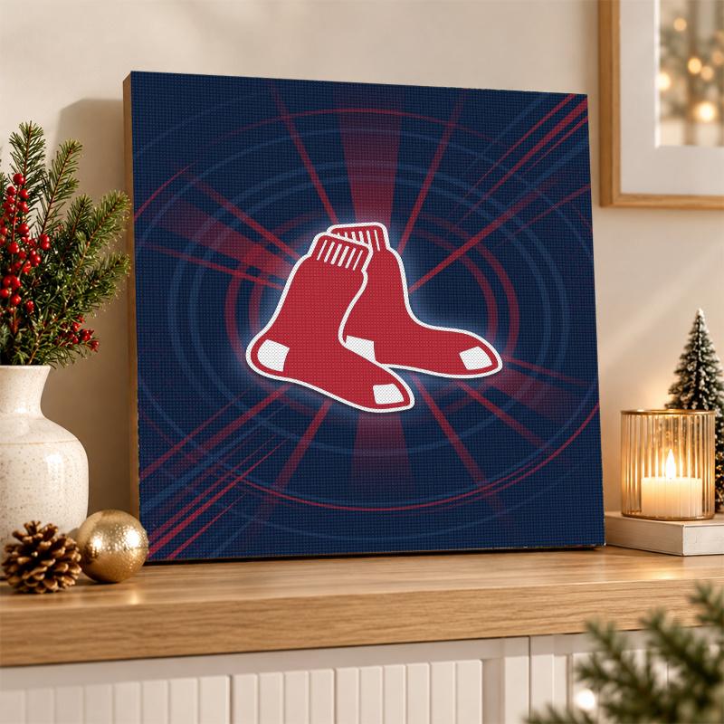 Boston Red Sox Diamond Painting Kit 5D Full Drill DIY Diamond Mosaic Wall Art Home Decor