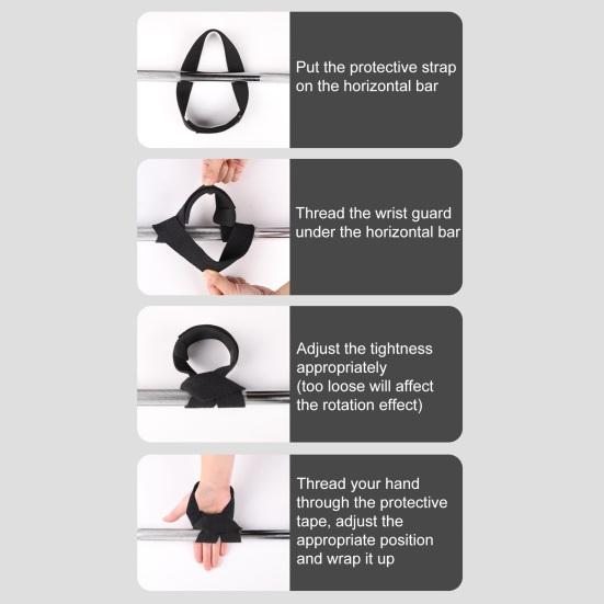 1 Paar Hebebänder für Krafttraining Fitness Zugbänder Griffunterstützung Handgelenk