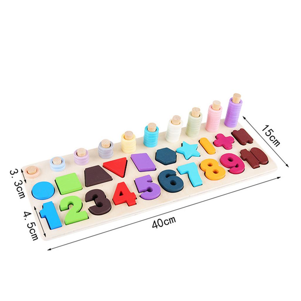 3in1 Intelligent Children Matching Puzzle Early Education Block Matching Puzzles Kid Toy