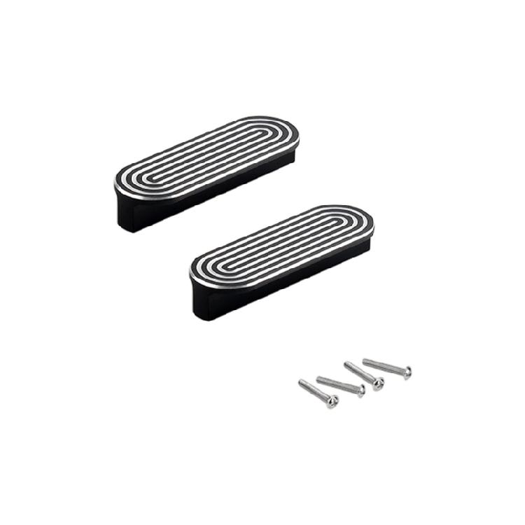 Strong Aluminum Pull Handles Simple Styles Design Cupboard Handle for Drawers & Cabinets No Tool Required for Installation