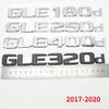 3D 2014-2020 ABS For Mercedes-Benz W166 W167 GLE180d GLE200d GLE350d GLE400d GLE500d GLE450d Car Rear Trunk Logo Sticker Emblem
