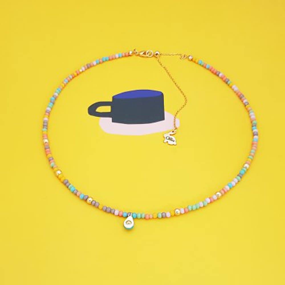 Ollia Beaded Avocado Necklace