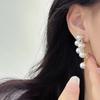 Women's Pearl Rhinestone Clip On Earrings No Piercing Needed Sweet Elegant Versatile Dangle Ear Clips