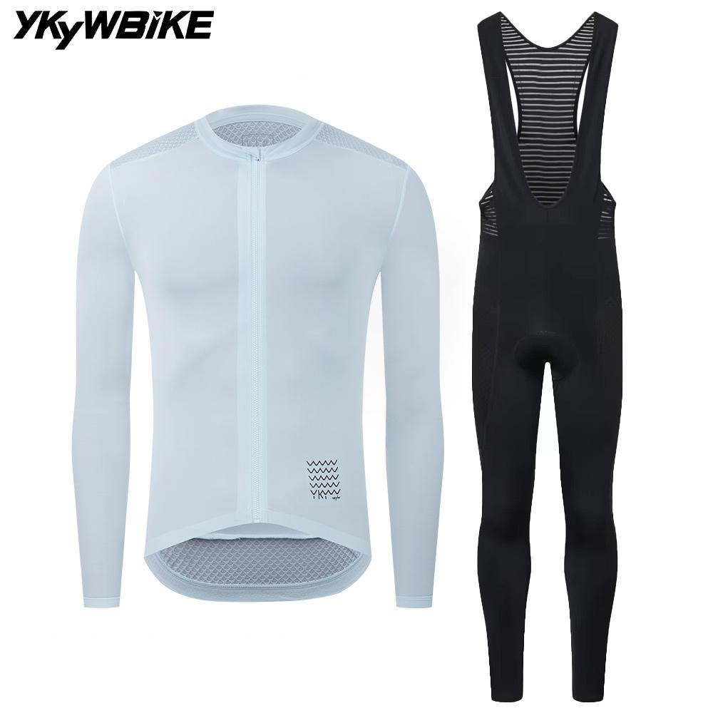 2026 Autumn Breathable  Men's Cycling Sets Long Sleeve Long Bib Pants  Bicycle Clothes Man Cycling Maillot Road Bike Kit Cycling Clothing