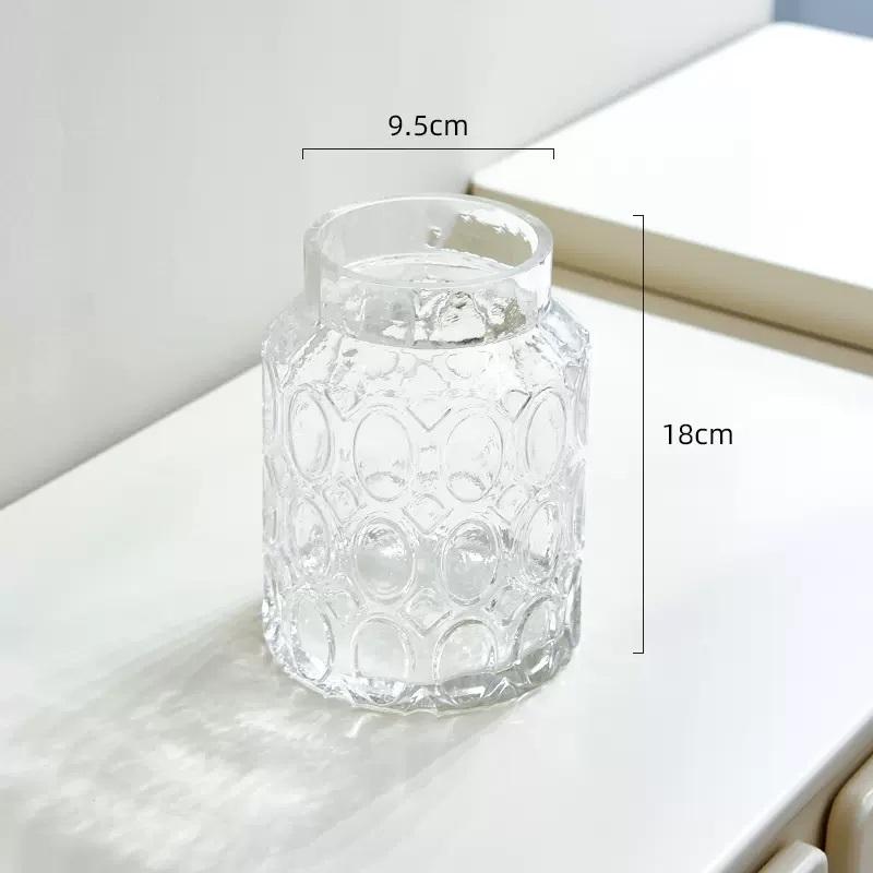 

Ваза Стеклянная ваза Украшение дома Украшения Цветочная композиция Ваза для цветов S