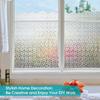Electrostatic Glass Film Decoration Bathroom Privacy Film Easy Adhesion with Water Creates Beautiful Light Effects