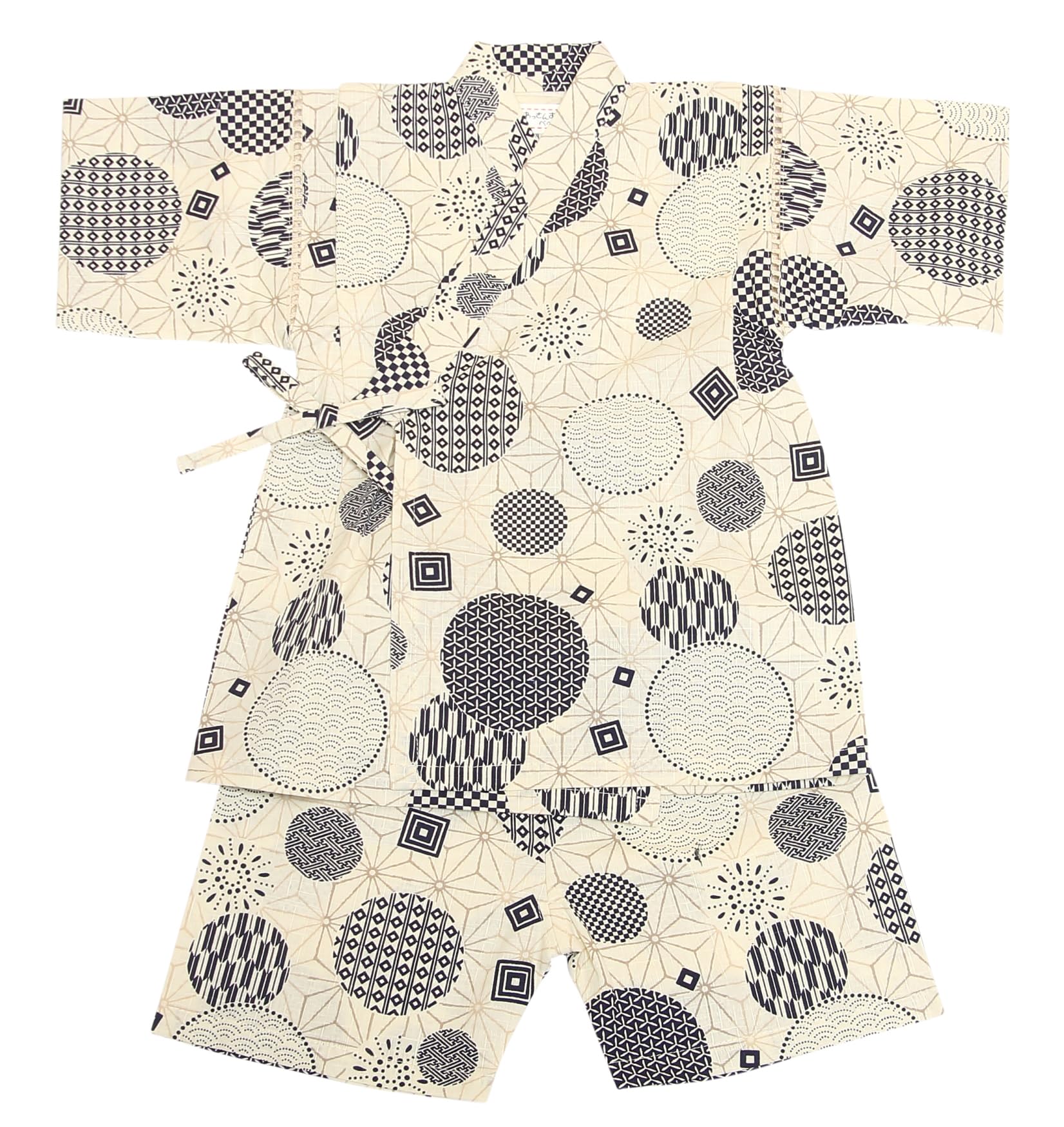 

Хасэгава Дзимбэй для мальчиков Японский горошек Детский (100, Точка/Бежевый) бежевый