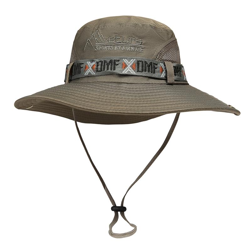 Unisex Summer Wide Brim Waterproof And Quick-Drying Panama Caps Outdoor Visor Bucket Hats Mesh Breathable Sun Protection Hat