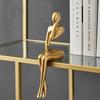 Light Luxury Human Body Art Ornament Decorate Abstract Resin Creative Golden Arts And Crafts Home Office Business Originality