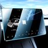 Für Tesla Model Y 3 Mittelschutzfolie Gehärtetes Glas Blu-ray HD Anti-Fingerabdruck Schutzfolie Autoinnenzubehör