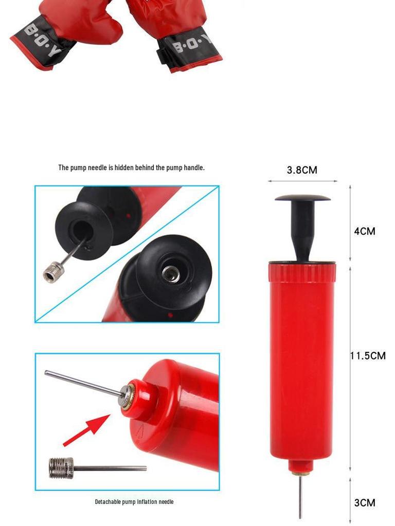 Aufblasbares Steh-Boxsack-Set für Kinder im Alter von 5-10 Jahren