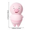 Dual 6 Modes Female Masturbator Cute Pig USB Charging Portable Clitoris Stimulator Sex Toys for Woman Nipple Massager Tongue Licking Sucking Vibrator
