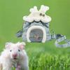 Hamster Carry Pouch Travel Carrier Breathable for Squirrel Hedgehog Green
