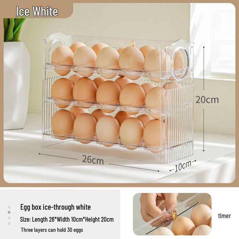 Refrigerator Side Door Flipping Egg Storage Box