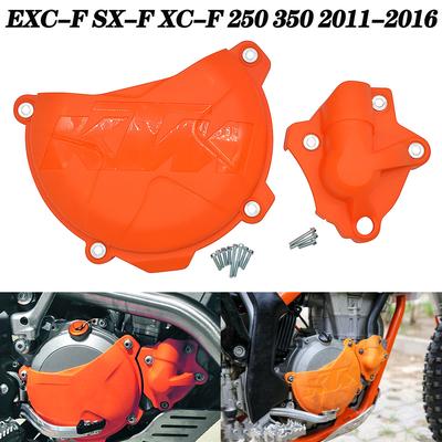 Motorcycle Clutch Guard Water Pump Cover Protector For KTM SXF250 EXCF250 XCF250 XCFW250 SXF350 EXCF350 XCF350 XCFW350 2011-2016