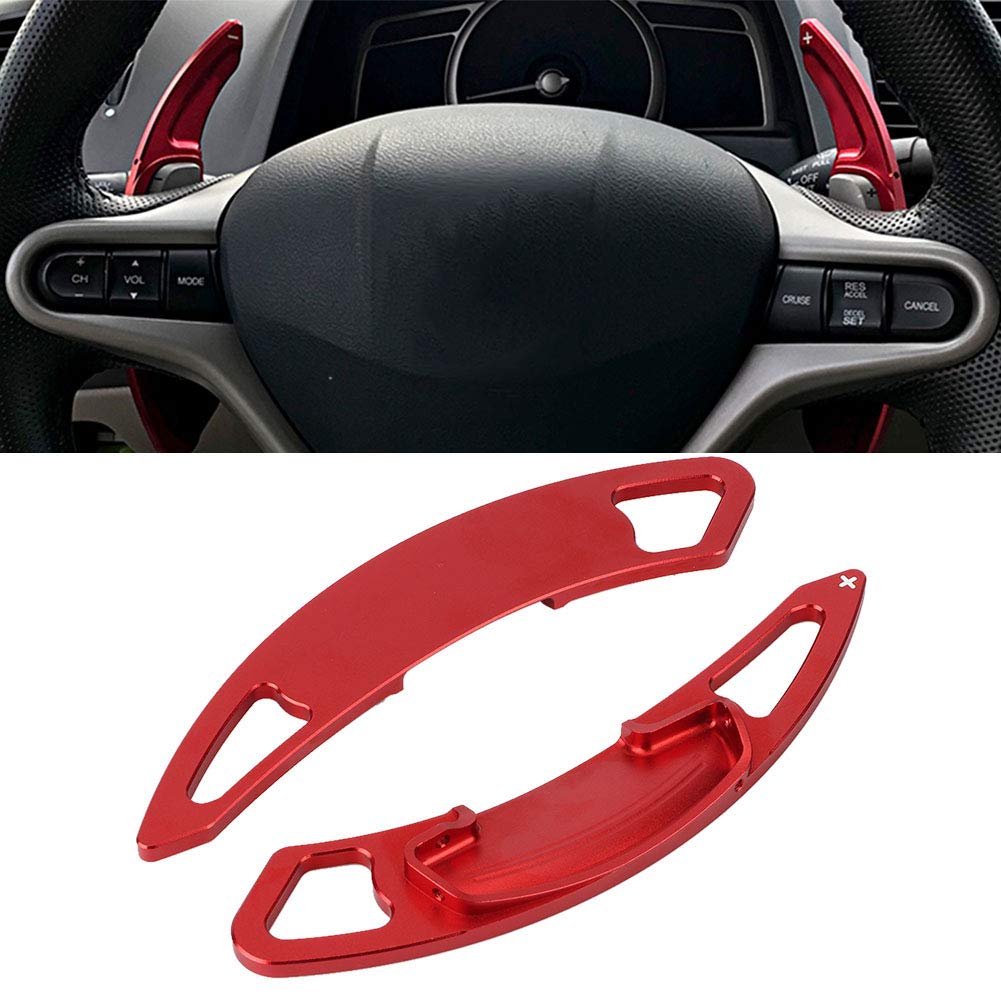 Steering Wheel Paddle Shifter Extension 2 Pcs Aluminum Car Steering Wheel Shift Paddle