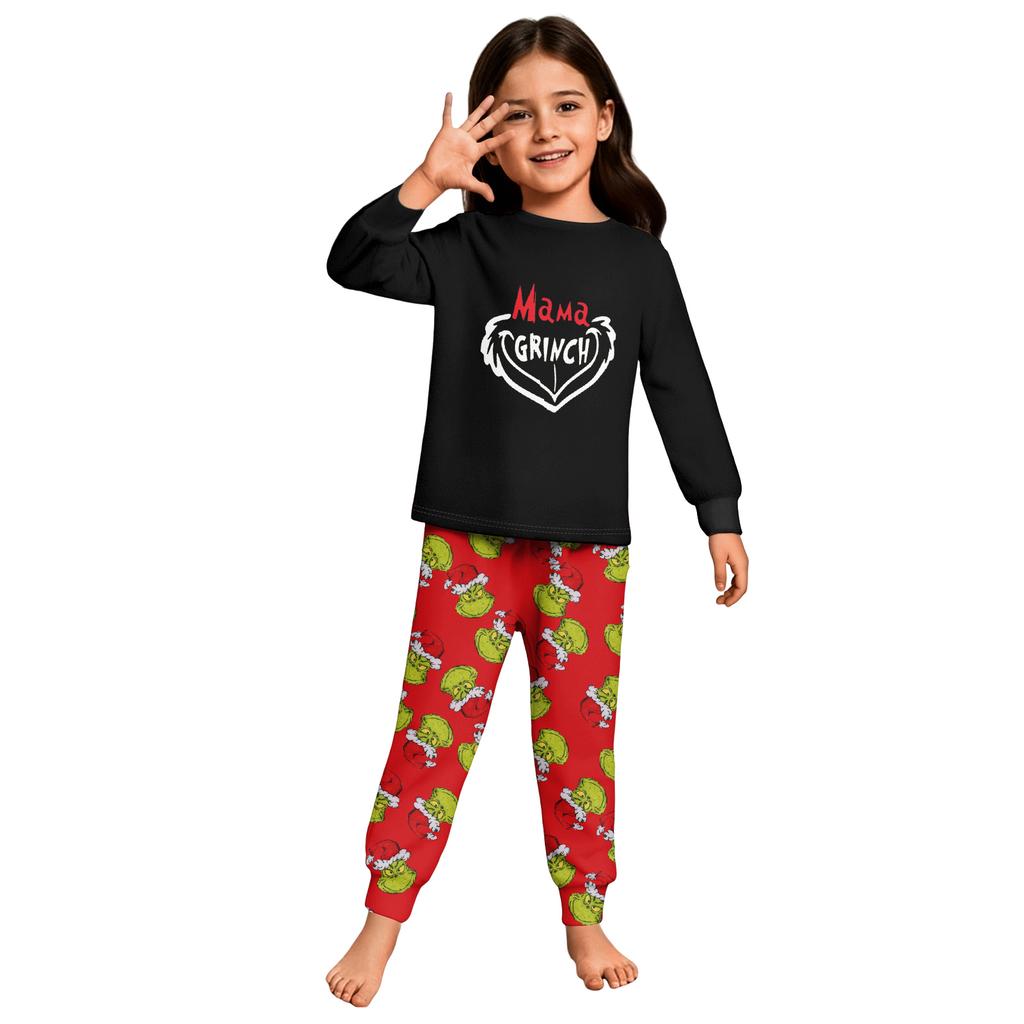 Children's  Boys And Girls Thin Two-piece  Long-sleeved Pants Two-piece