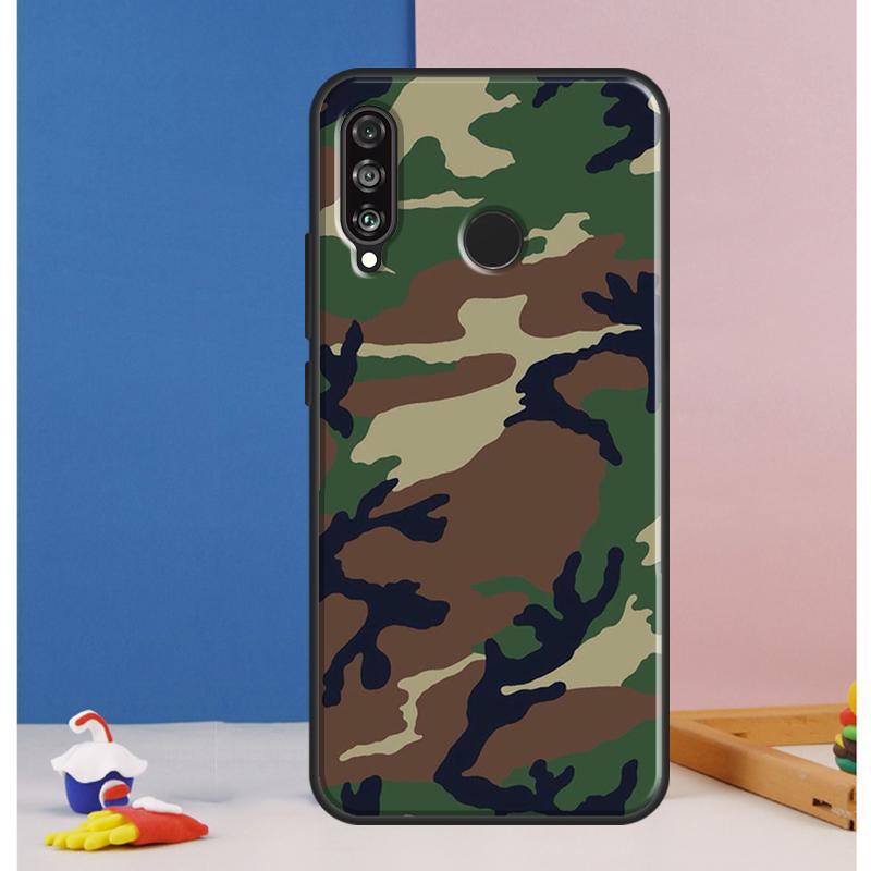 Camouflage Muster Hülle Für Huawei Nova 12s 7i 8i 11i 12i 9 10 SE Y73 Y90 Y70 Y72 Y61 Y91 P30 P40 Lite P60 Pro