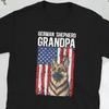 Proud Gerunisex Shepherd Grandpa Of A T Shirt