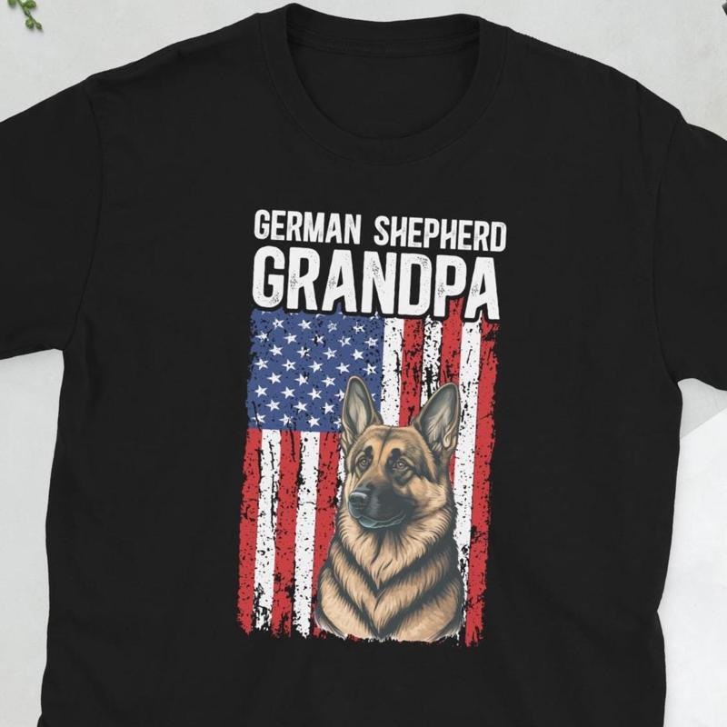 Proud Gerunisex Shepherd Grandpa Of A T Shirt