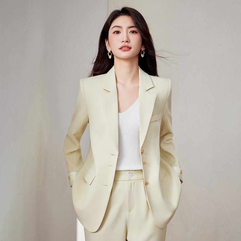 Dámský zeštíhlující profesionální oblek - Elegantní dvoudílný formální sako