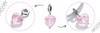 Heart Charms 925 Beads Pendant Heart Hanging
