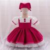 Ma Sha Bear Girls Party Maid Dress 2pcs Toddler Lolita 1st Birthday Wedding Princess Prom Dress Carnival Halloween Kids Clothing
