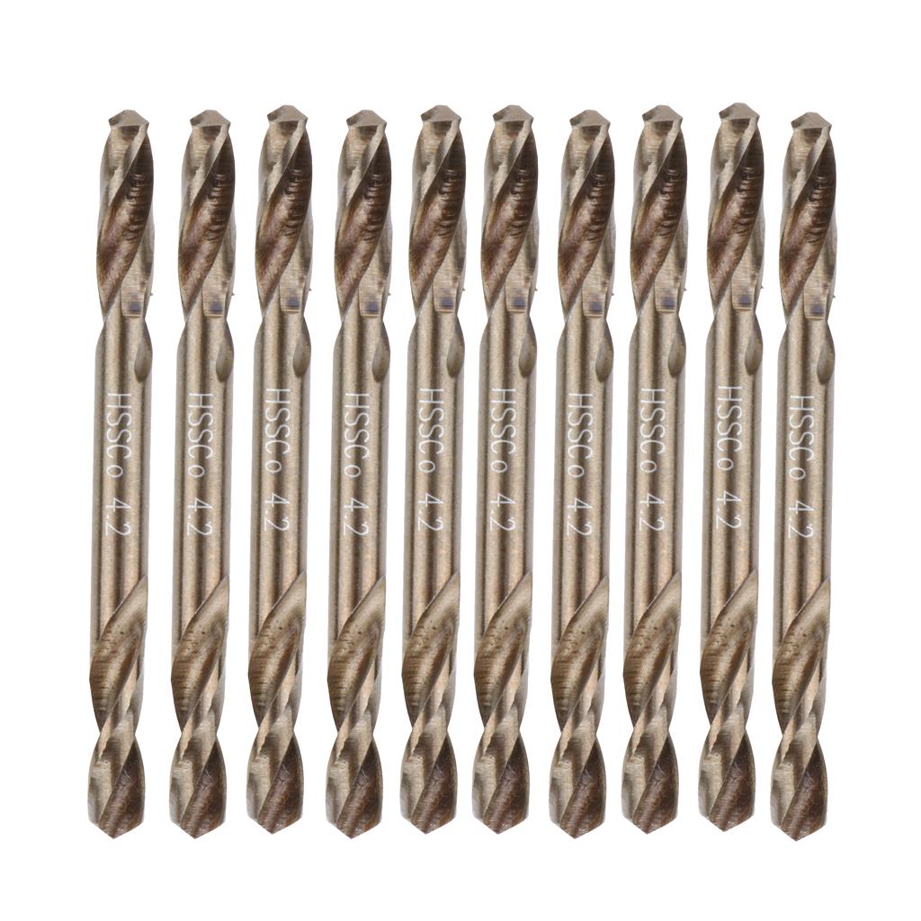 METALLIXITY Drill Bit (1/2") 2Pcs, M35 High-Speed Steel Straight Shank