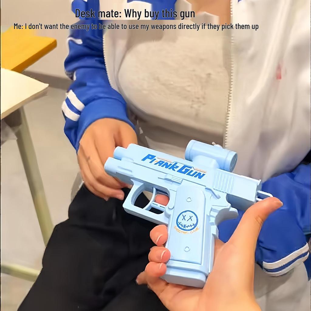 TikTok Tactical Mini Double-Sided Squirt Gun – Kids' Reverse Spray Water Toy