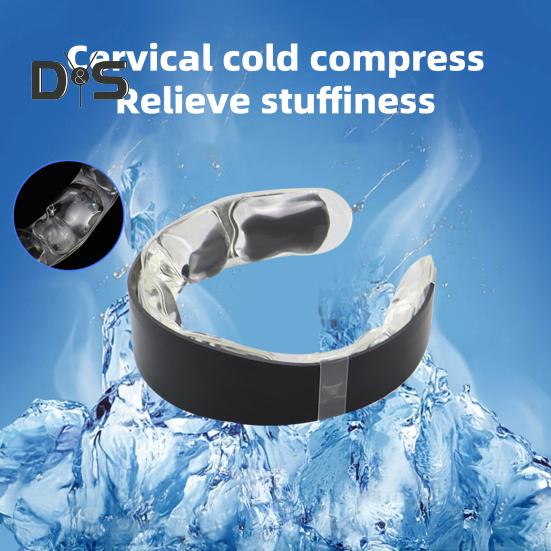Θερινός σωλήνας ψύξης λαιμού Φορητός ψύκτης λαιμού Ελαφρύς επαναχρησιμοποιούμενος δαχτυλίδι για κρύο πάγο Εξωτερική πρόληψη θερμοπληξίας Φορητό κολάρο με περιτύλιγμα λαιμού