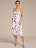 Ever-Pretty Women's Floral Sleeveless Adjustable Multiway High Stretch Midi Wedding Guest Dress