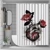 Heart & Roses Shower Curtain: Embrace the Bold Art Design, Soft Fabric, and Romantic Vibes for Your Unique Bathroom