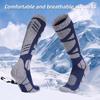 Knee High Winter Ski Socks Warm Breathable Sweat Wicking Mountaineering Socks for Men