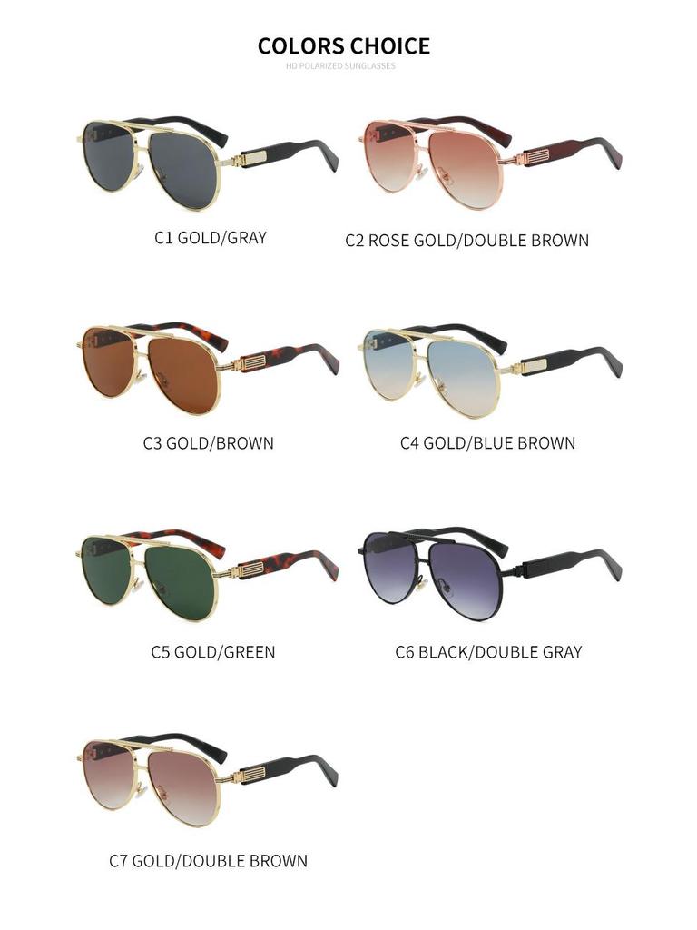 2025 Aviator Frog Mirror Fashion Sunglasses - High-End Feel